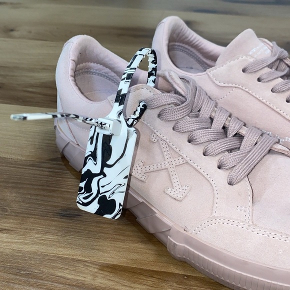 Off-White Suede Vulcanized Sneakers - Picture 2 of 12